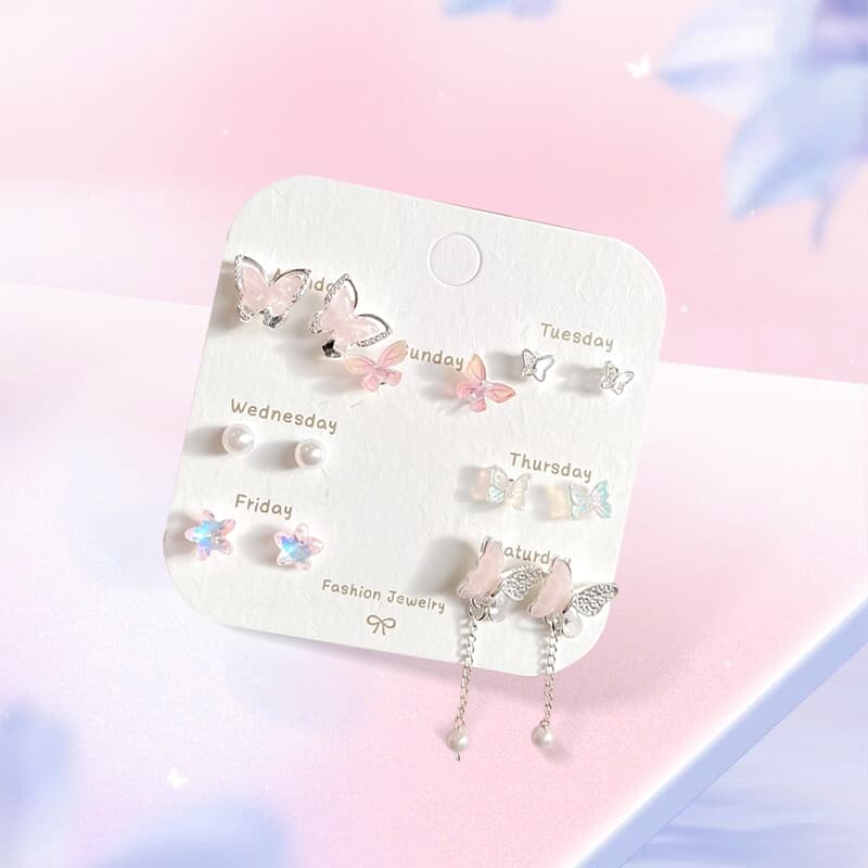 Серьги Inkopper Серьги-гвоздики из сплава женские - изображение 3