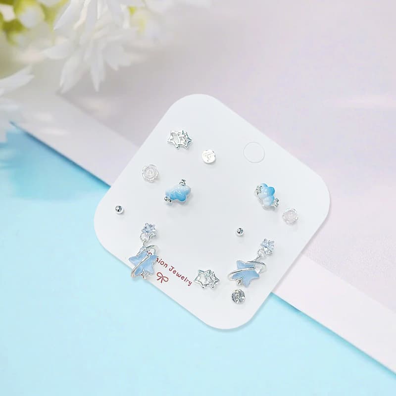 Серьги Inkopper Серьги-гвоздики из сплава женские - изображение 3