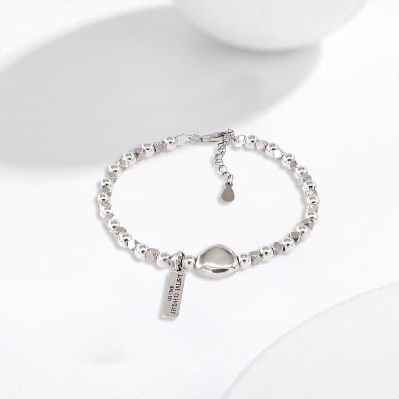 Браслет Inkopper Сплав Браслеты Серебряный Nugget BRACELET Женские - изображение 3