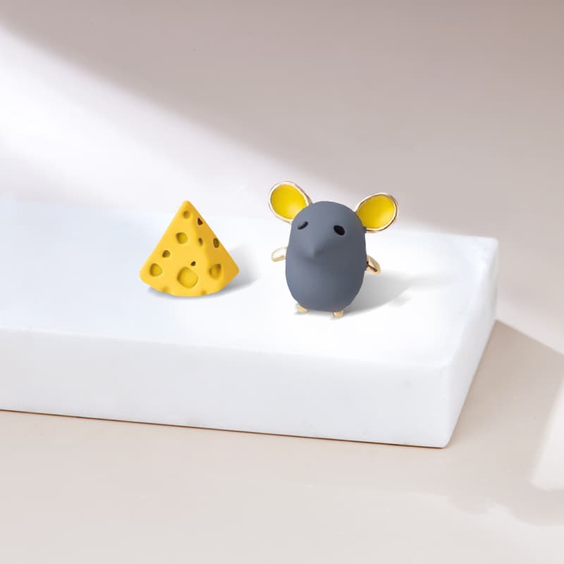Серьги Inkopper Серьги-гвоздики из сплава женские - изображение 4