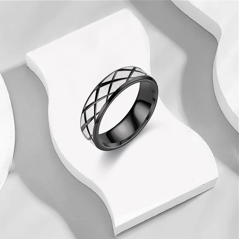 Кольцо Inkopper Кольца из титановой стали унисекс - изображение 3