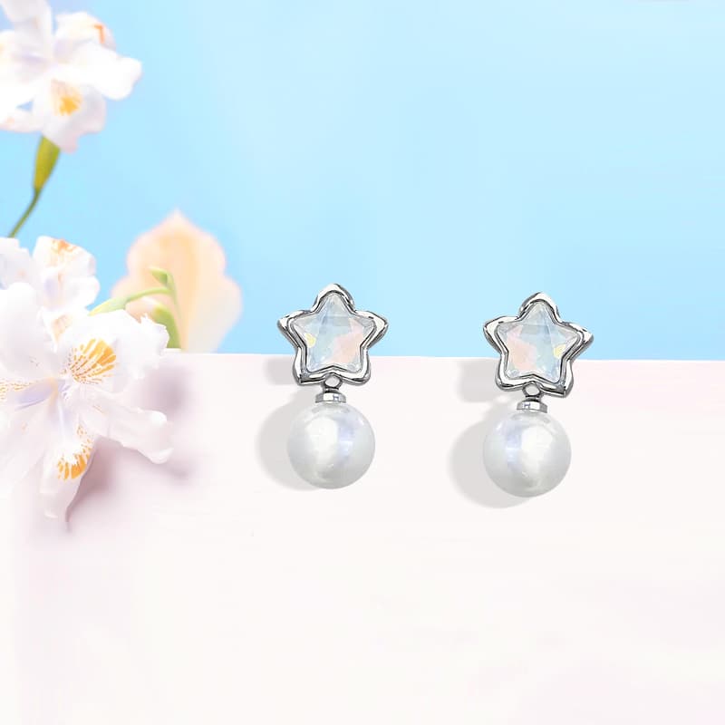 Серьги Inkopper Серьги-гвоздики из сплава женские - изображение 3