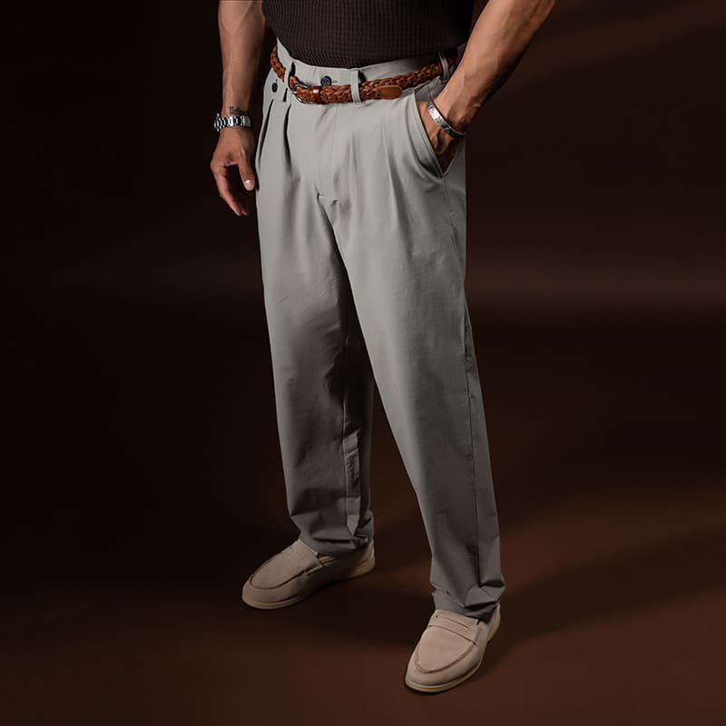 Monster Guardians Костюмные брюки Мужские Серый Зеленый - изображение 3