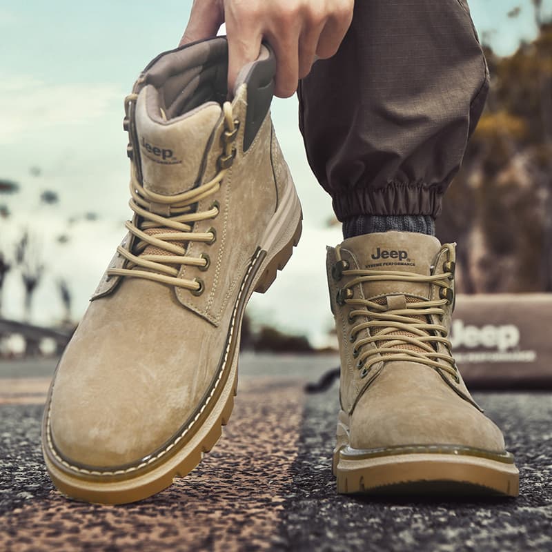 Ботинки Jeep Classic Retro Martin Boots Sand - изображение 7