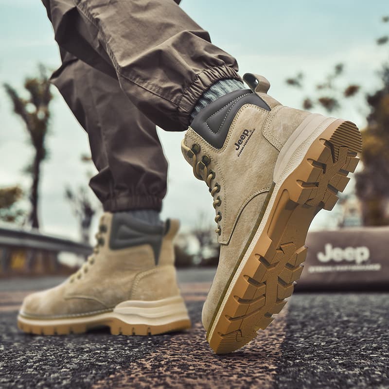 Ботинки Jeep Classic Retro Martin Boots Sand - изображение 9