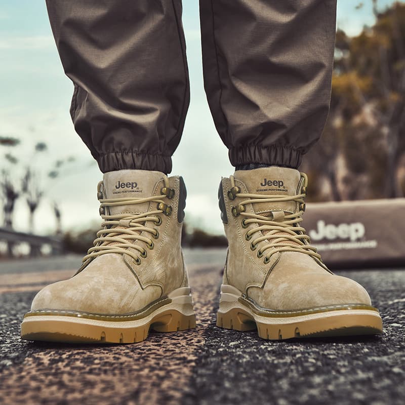 Ботинки Jeep Classic Retro Martin Boots Sand - изображение 8