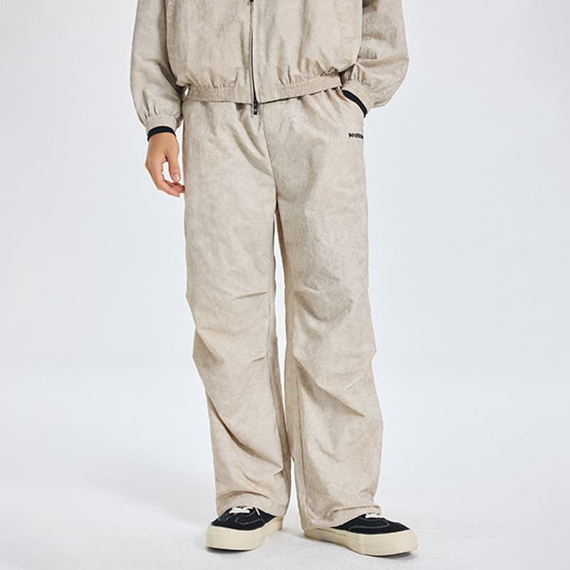 Штаны BONELESS Cut Gray Apricot Unisex Casual Pants BONELESS Cut Серый Абрикос Унисекс Повседневные Брюки - изображение 3