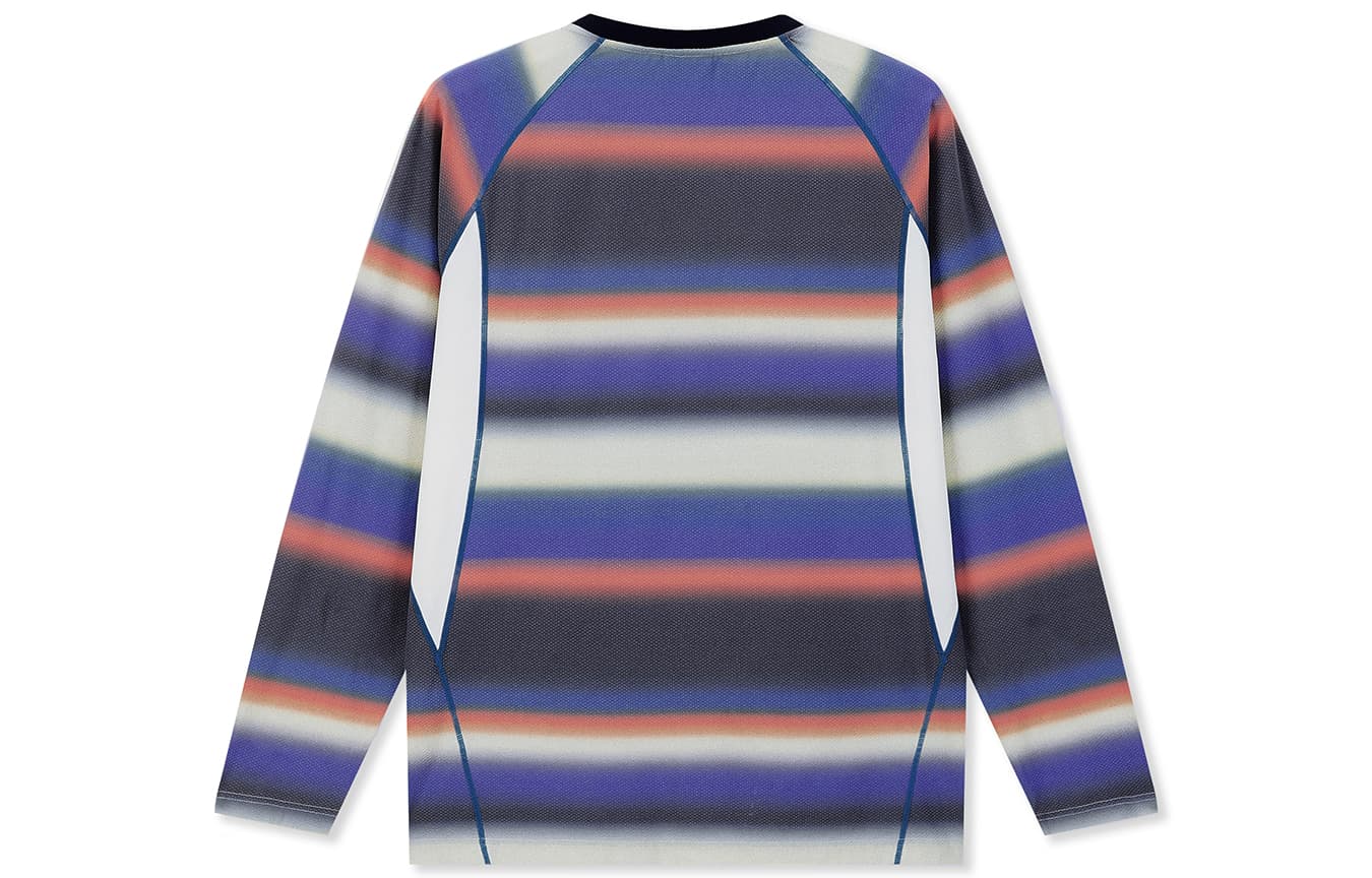 Футболка BONELESS Cut Purple Blue Stripes Unisex T-Shirts - изображение 2