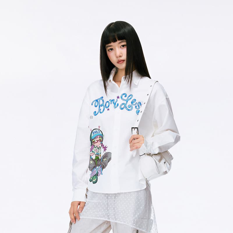 Рубашка BONELESS Cut No-Seam Ecru Unisex Shirts BONELESS Cut Безшовные Рубашки Унисекс - изображение 5