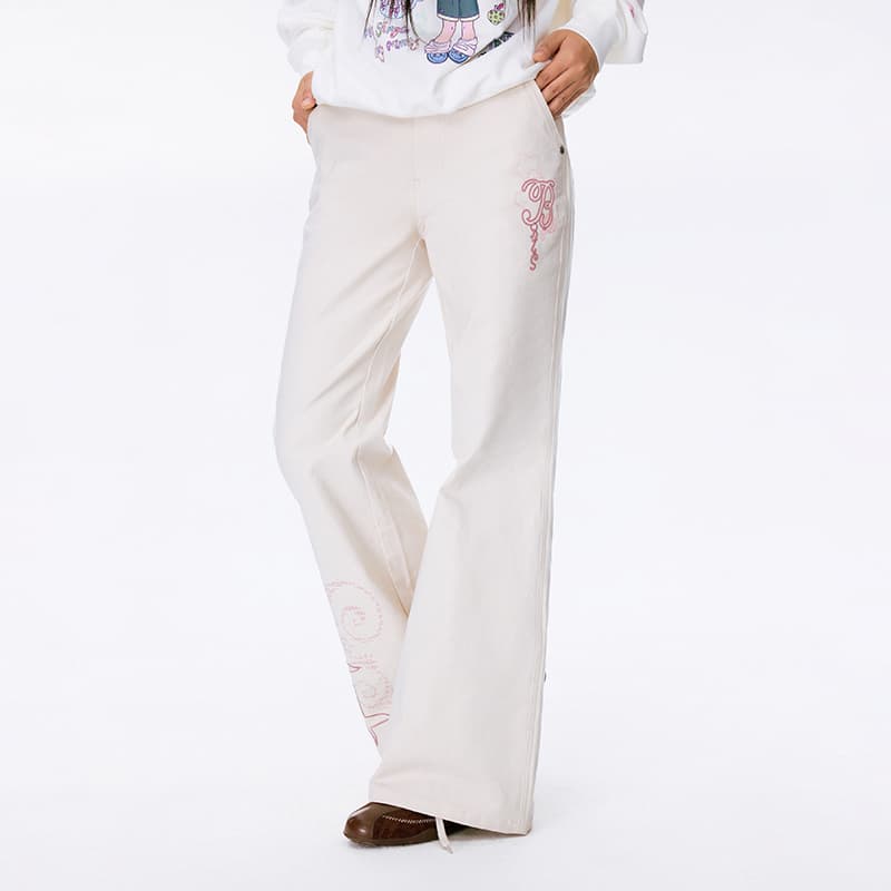 Штаны BONELESS Cut Light Khaki Women's Casual Pants - изображение 5
