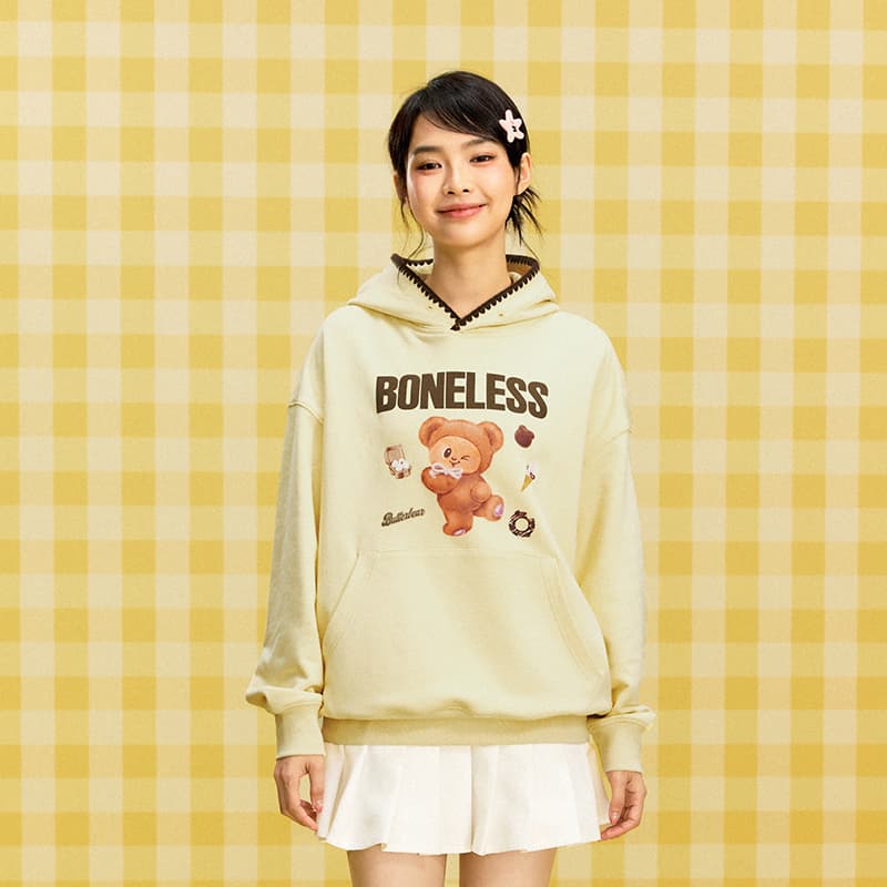 Худи BONELESS Желтый Унисекс Толстовка - изображение 3
