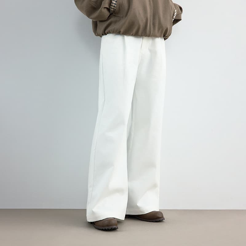 Штаны BONELESS Cut White Women's Casual Pants - изображение 3