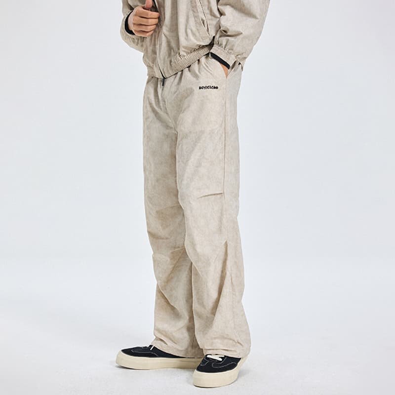 Штаны BONELESS Cut Gray Apricot Unisex Casual Pants BONELESS Cut Серый Абрикос Унисекс Повседневные Брюки - изображение 5