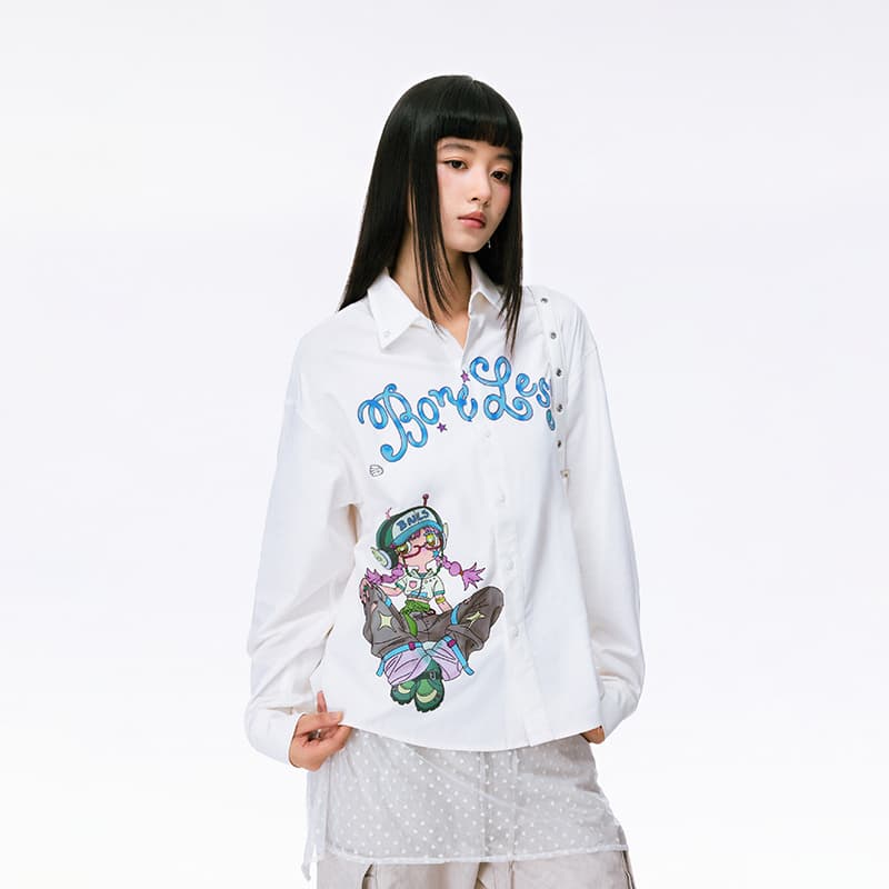 Рубашка BONELESS Cut No-Seam Ecru Unisex Shirts BONELESS Cut Безшовные Рубашки Унисекс - изображение 4
