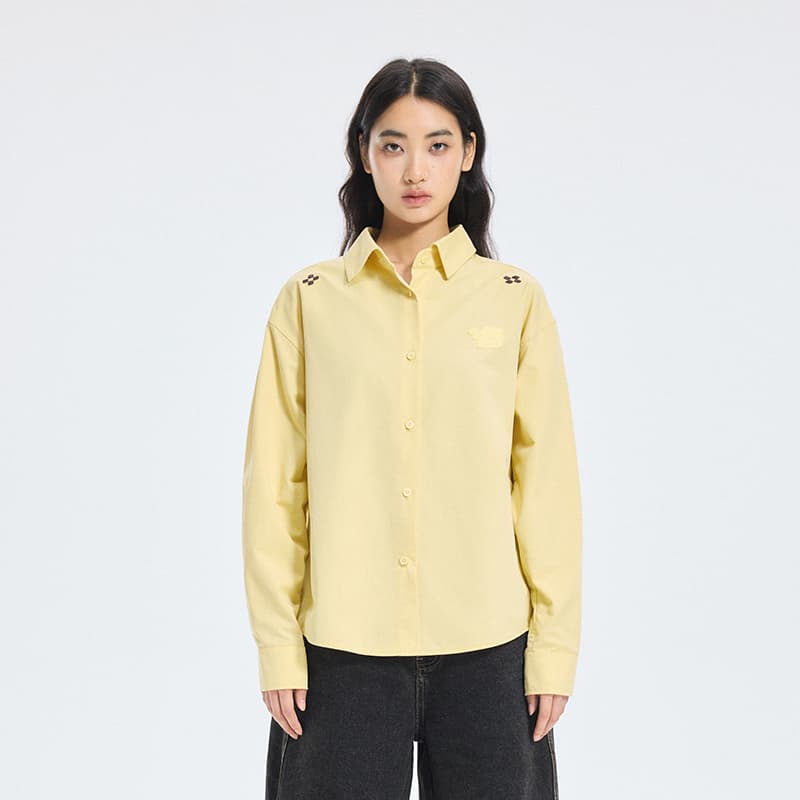 Блузка BONELESS Cut Light Yellow Women's Shirts - изображение 3