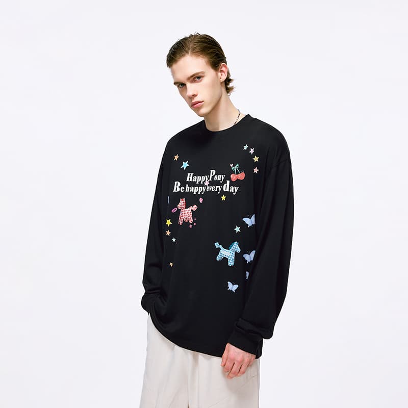 Футболка BONELESS Cut Year of The Horse Collection Унисекс T-рубашки - изображение 4