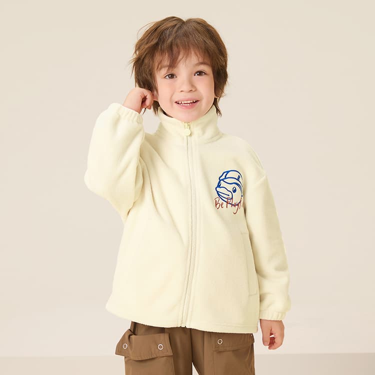 B.Duck Куртки и Пальто Бежевый Детский Возраст 3-7 лет - изображение 7
