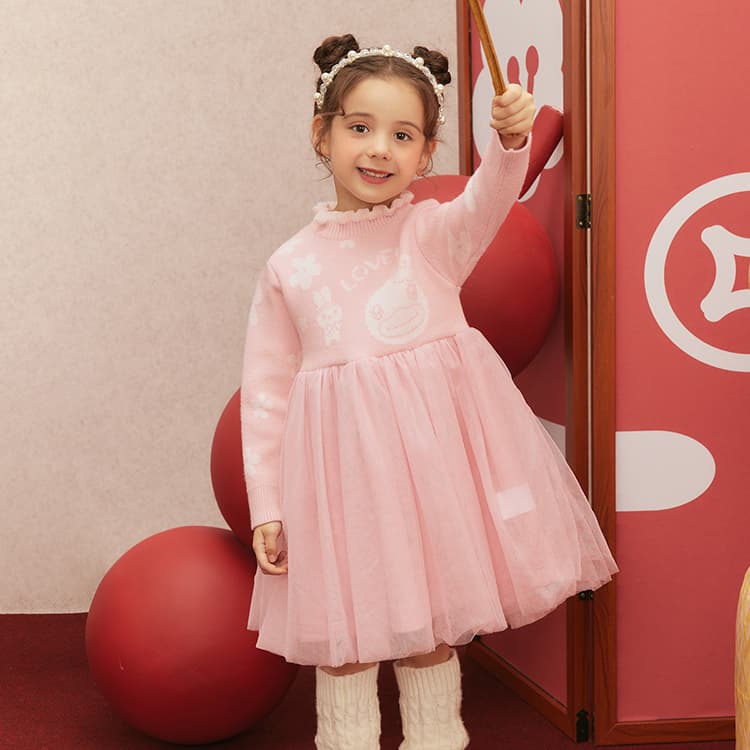 B.Duck Платье для девочек возраст 3-7 лет - изображение 3