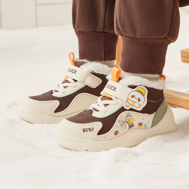 Кроссовки B.Duck Желтая уточка Легкий Амортизация Теплоизоляционный MID Топ Kids Lifestyle Shoes Children Возраст 3-7 лет - изображение 4