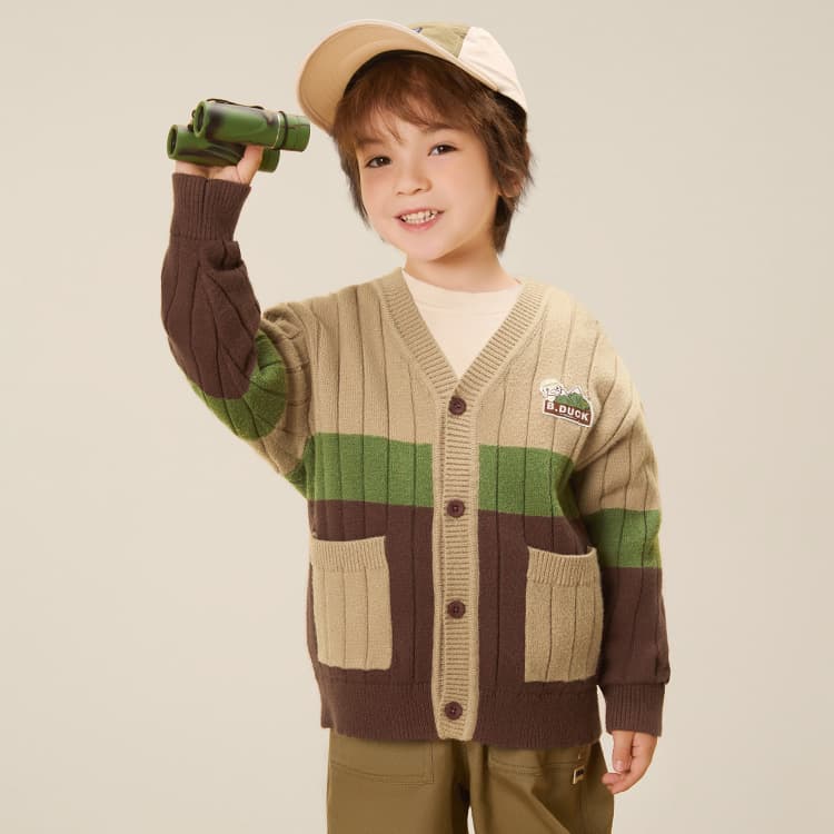 B.Duck Свитер Коричневый Детский Возраст 3-7 лет - изображение 4