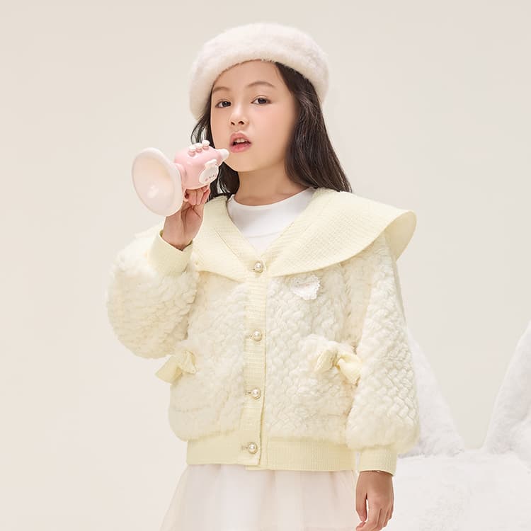 B.Duck Топ Светло-бежевый Белый для детей 3-7 лет - изображение 5