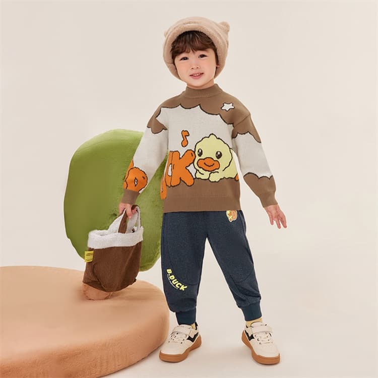 B.DUCK Спортивные трикотажные штаны Темно-синий Синий Детские Возраст 3-7 лет - изображение 8