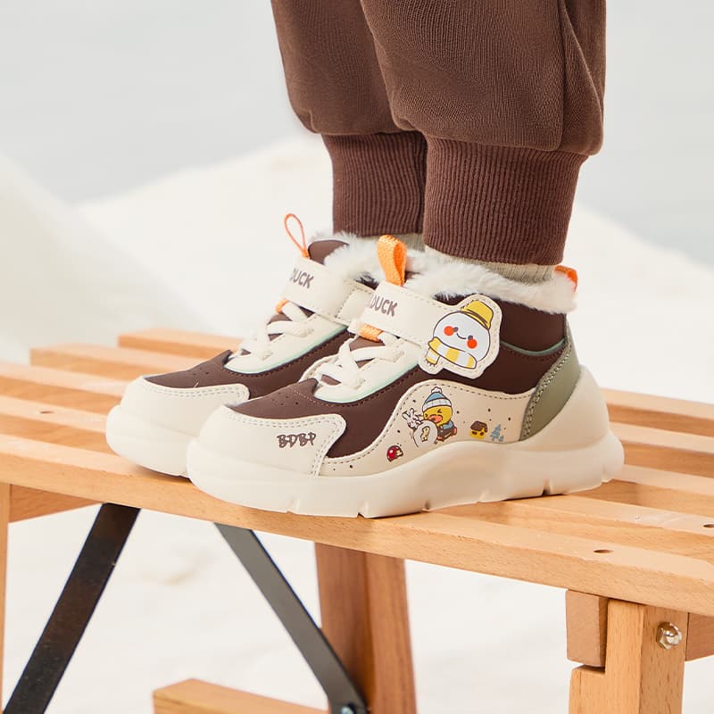Кроссовки B.Duck Желтая уточка Легкий Амортизация Теплоизоляционный MID Топ Kids Lifestyle Shoes Children Возраст 3-7 лет - изображение 7