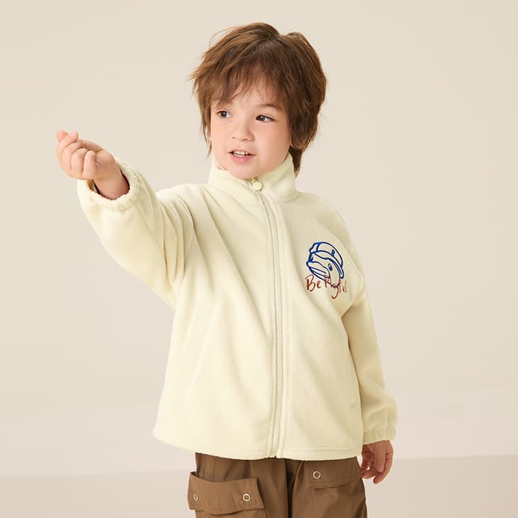 B.Duck Куртки и Пальто Бежевый Детский Возраст 3-7 лет - изображение 6