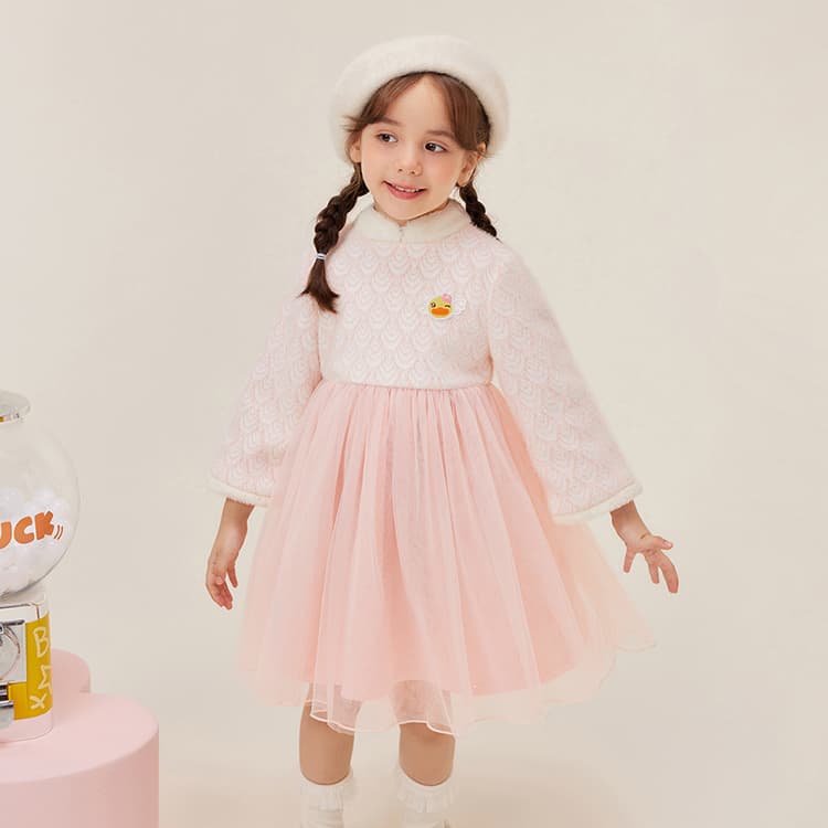 B.Duck Платье Розовое Детское для Возраста 3-7 Лет - изображение 6