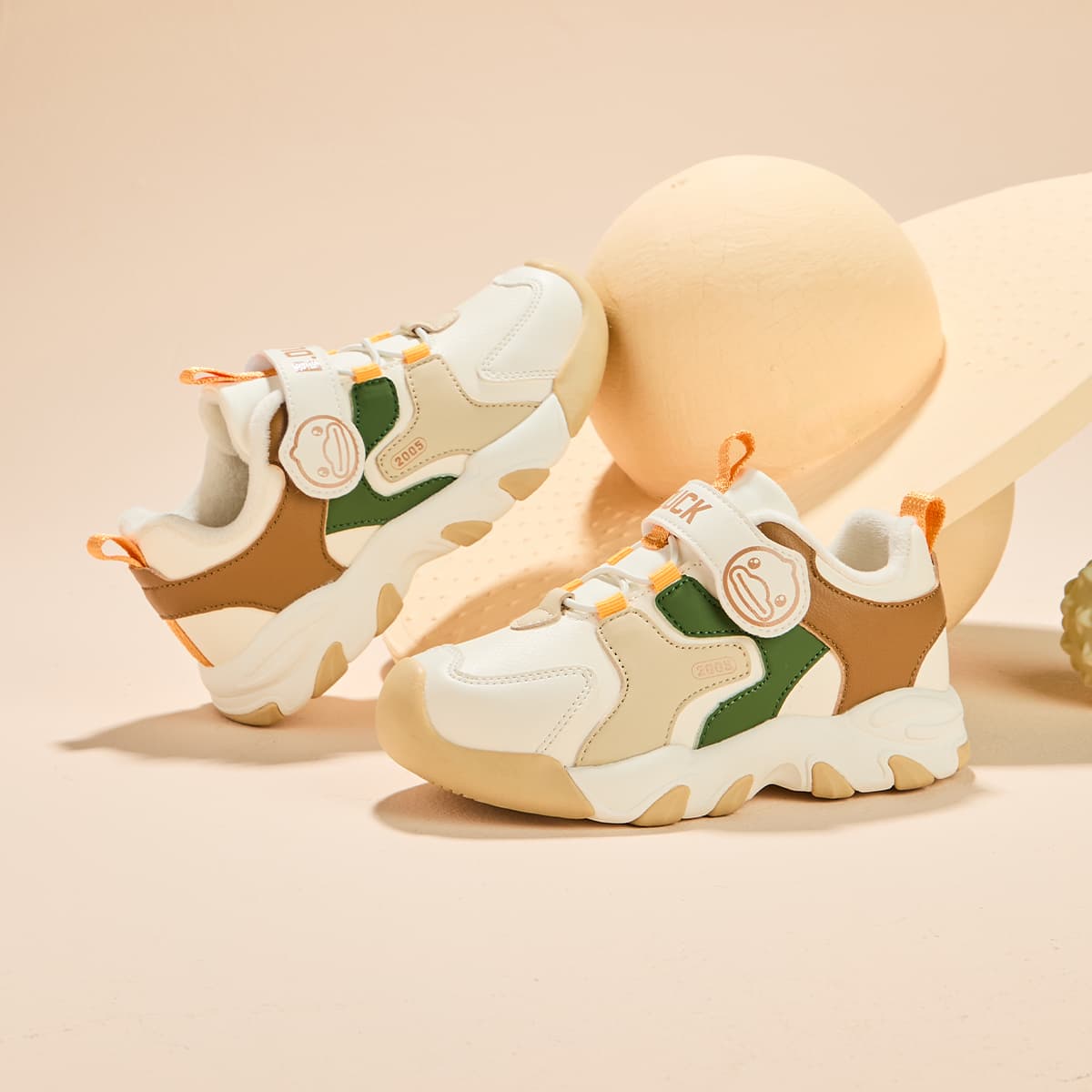 Кроссовки B.DUCK Желтая утка Синтетическая кожа Утолщенная и с флисовой подкладкой Модная и Крутая Модная Бег - изображение 4