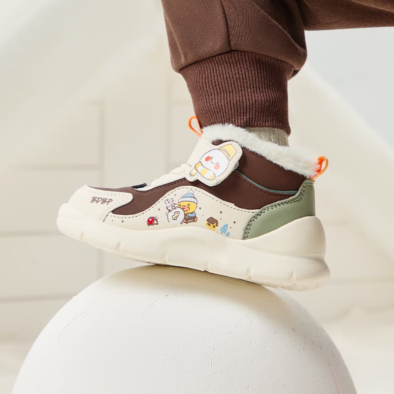 Кроссовки B.Duck Желтая уточка Легкий Амортизация Теплоизоляционный MID Топ Kids Lifestyle Shoes Children Возраст 3-7 лет - изображение 5