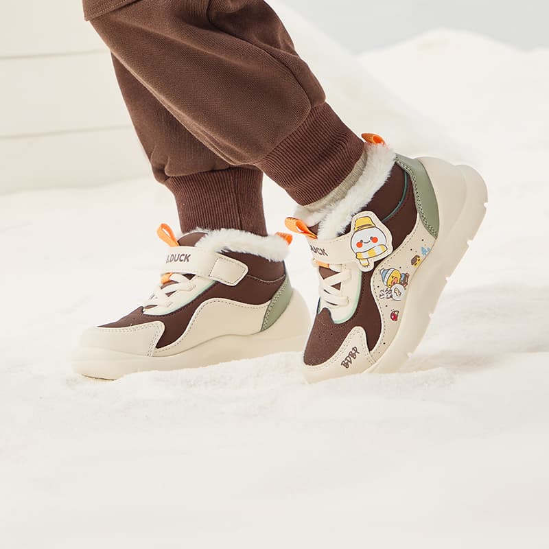 Кроссовки B.Duck Желтая уточка Легкий Амортизация Теплоизоляционный MID Топ Kids Lifestyle Shoes Children Возраст 3-7 лет - изображение 6
