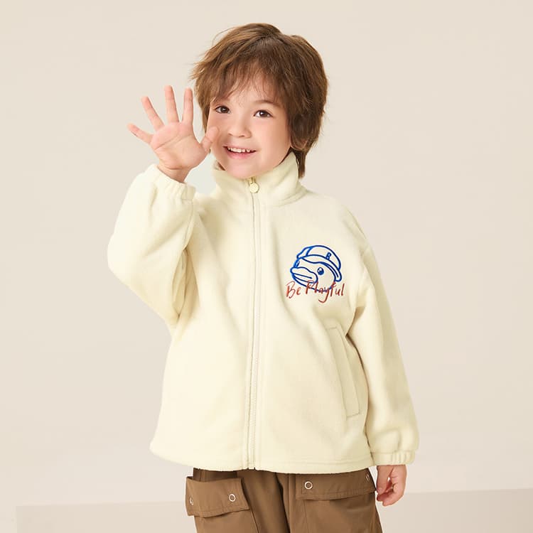 B.Duck Куртки и Пальто Бежевый Детский Возраст 3-7 лет - изображение 5