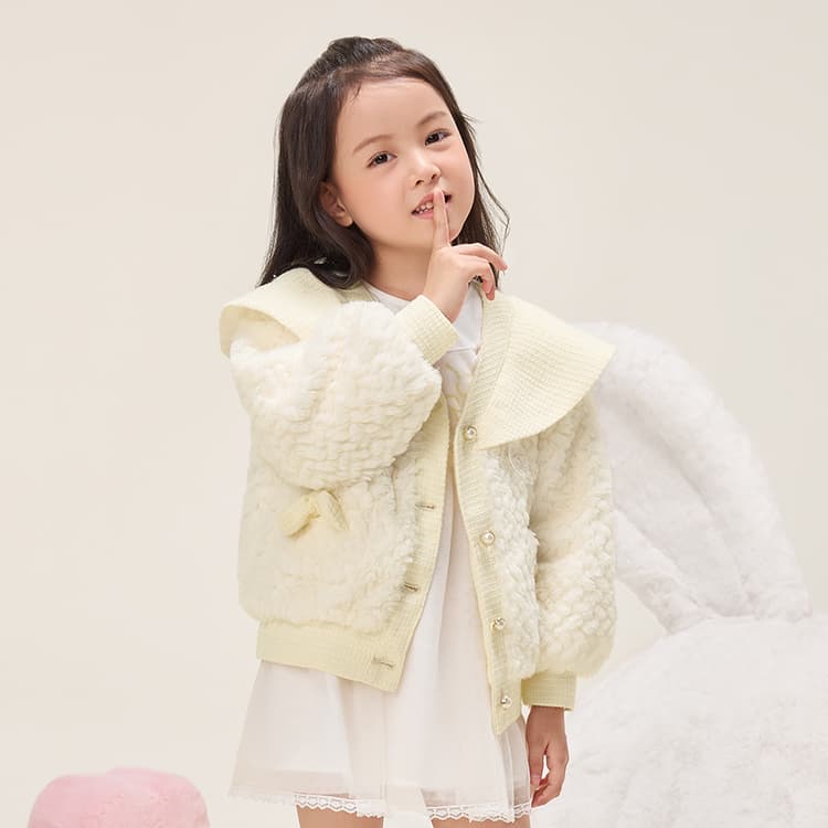 B.Duck Топ Светло-бежевый Белый для детей 3-7 лет - изображение 4