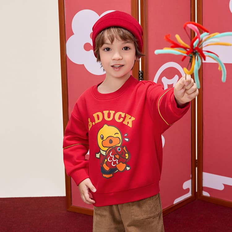 B.Duck Толстовка Утолщенный и с флисовой подкладкой Свободный крой Удобный Термический Стильный - изображение 10