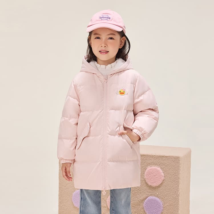 B.Duck Пуховик Розовый для детей 3-7 лет - изображение 5
