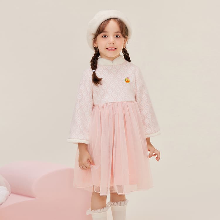 B.Duck Платье Розовое Детское для Возраста 3-7 Лет - изображение 5