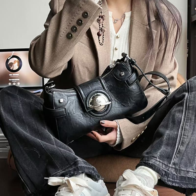 Мини-сумка JELLYTOYBOY Soft Moon Bag White - изображение 4