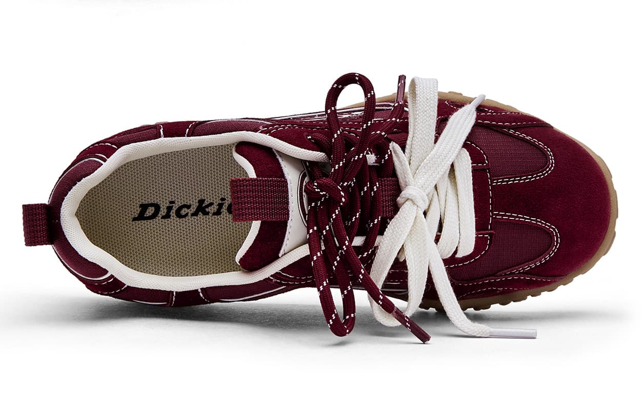 Кроссовки Dickies Износостойкий Низкий Топ Повседневная Обувь Женская Красная - изображение 5