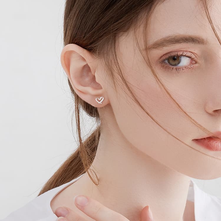 Серьги MCK ins S999 - изображение 2