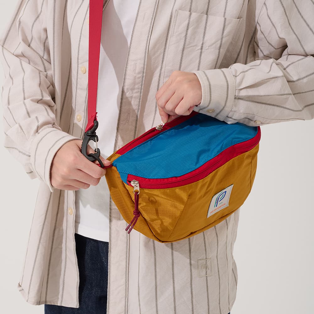 Сумка через плечо PETERPOINT Oxford Crossbody Bag Standard (Standard) Unisex Горчично-желтый Зеленый - изображение 3