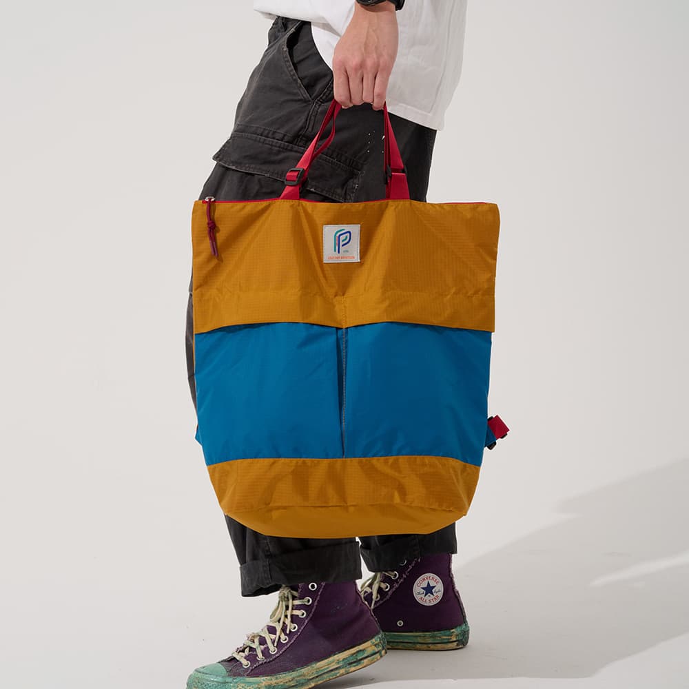 Рюкзак PETERPOINT Oxford Backpack Unisex Горчично-жёлтый Зелёный - изображение 2