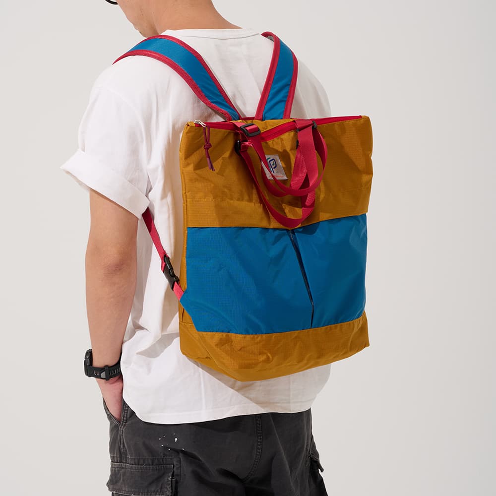 Рюкзак PETERPOINT Oxford Backpack Unisex Горчично-жёлтый Зелёный - изображение 3