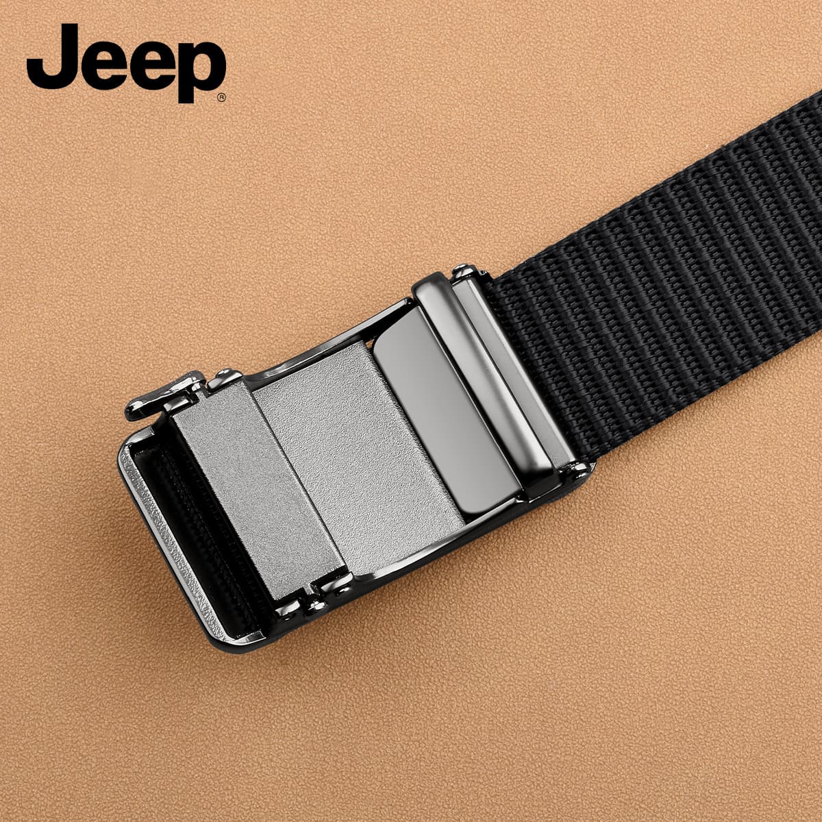 Ремень Jeep Нейлоновая ткань вязаная шнуровка мужская 3,5 см - изображение 6