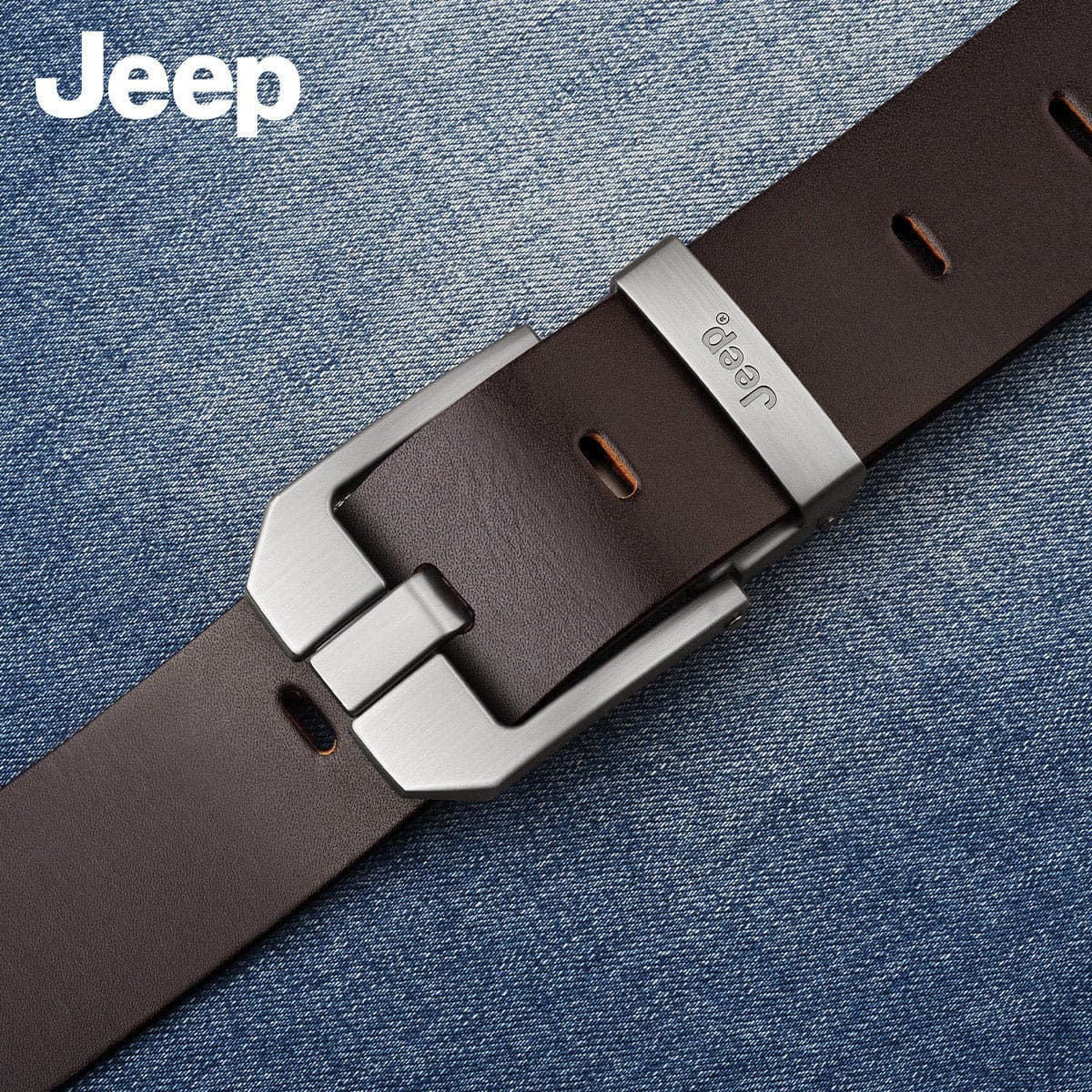 Ремень Jeep Ремни из коровьей кожи мужские 3,75 см - изображение 5