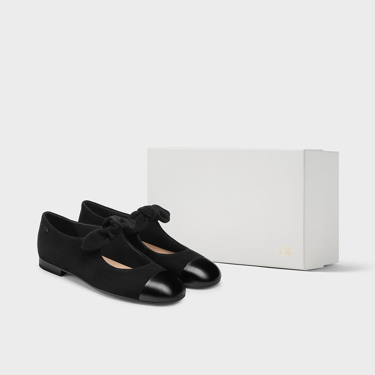 CHARLES&KEITH 100% ткань 100% овчина Многоцветный Плоский Бант Обувь без подкладки Плоский Туфли Мэри Джейн 1,6 см Женский - изображение 5