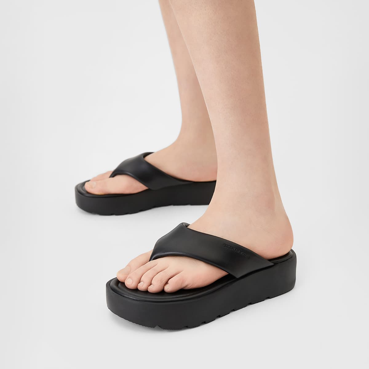 Шлёпанцы CHARLES KEITH ЭВА Шлепанцы 4,5 см Женские - изображение 4