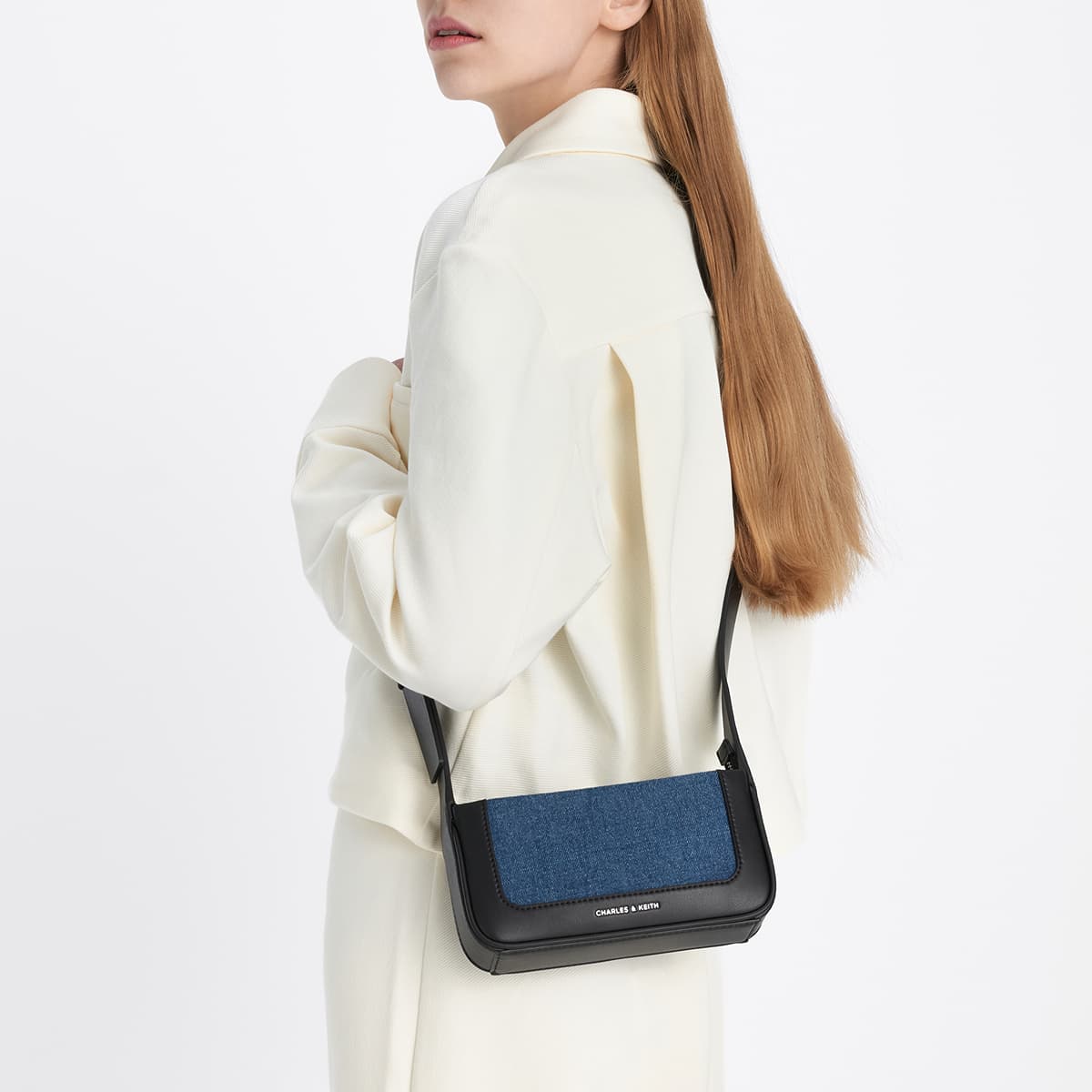 Сумка через плечо CHARLESKEITH ck Denim BlueTan - изображение 4