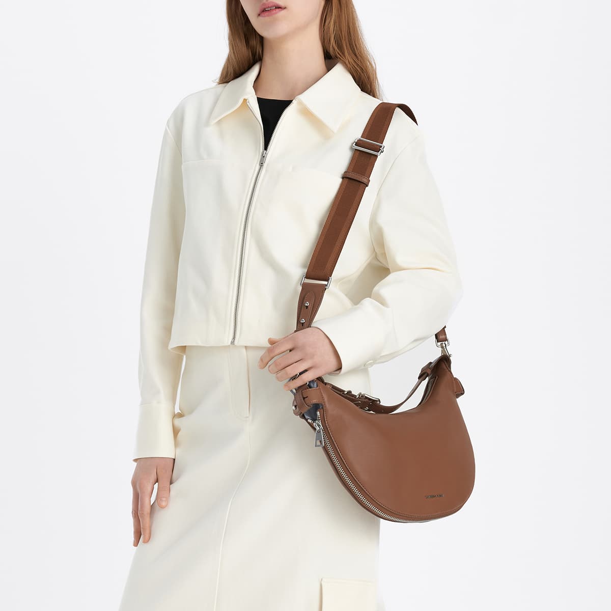 Мини-сумка CHARLESKEITH ck pu NoirCreamTan - изображение 5