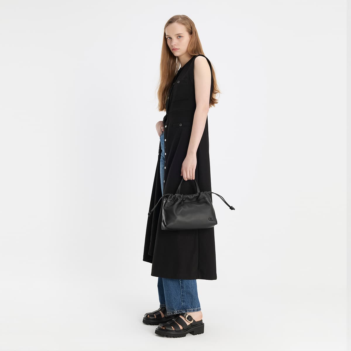 Сандалии CHARLESKEITH ck PU 7cm ChalkBlack - изображение 5